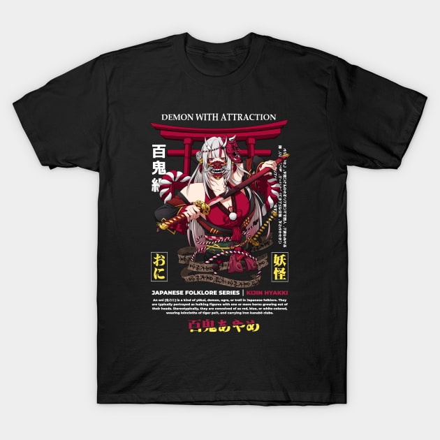 Hololive Japan Nakiri Ayame Demon T-Shirt by Waifuku Merch